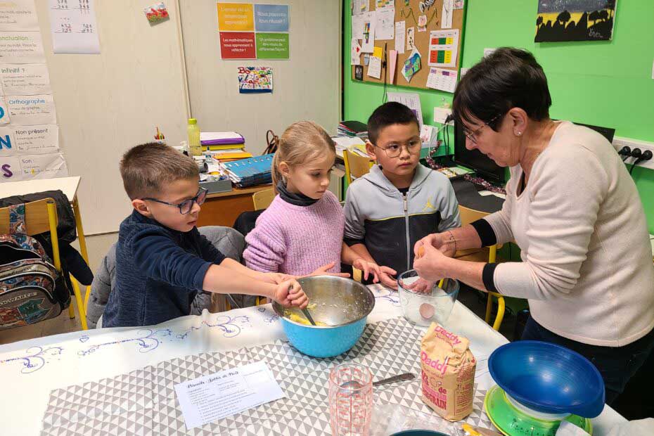 atelier cuisine ecole sainte marie la chataigneraie