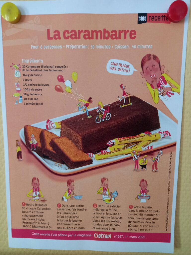 cake aux carambars !