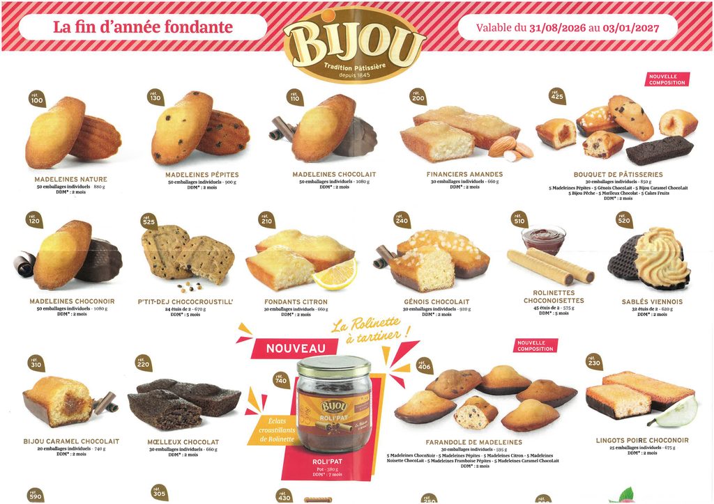 Vente de gateaux Bijou