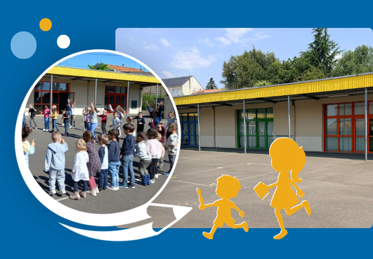 bannière ecole sainte marie maternelle et primaire à La Châtaigneraie
