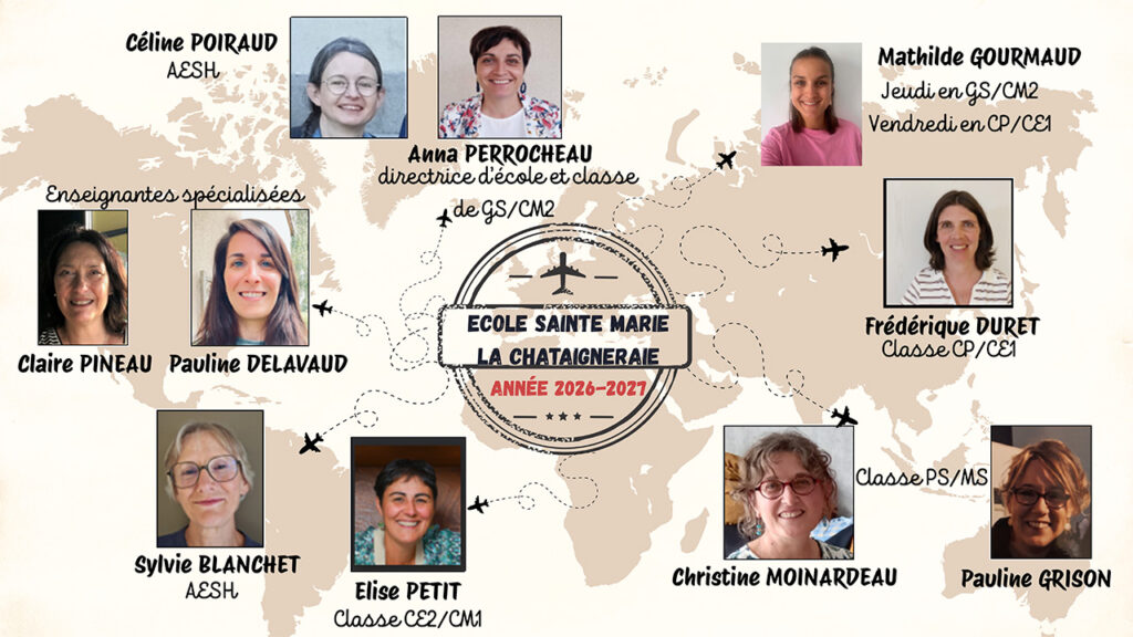 Equipe pédagogique ecole sainte marie la chataigneraie